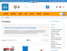 Tablet Screenshot of alicamping.es